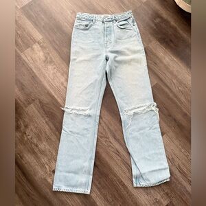 Reformation Light Blue Denim Jeans